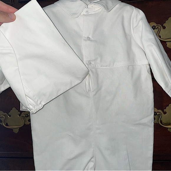 NWT Little Things Mean A Lot White Longalls - Picture 5 of 9